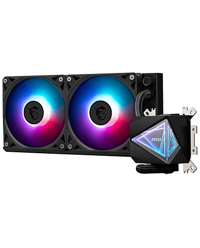 MSI MAG Coreliquid I240 Computer case All-in-one liquid cooler 12 cm Black 1 pc(s) MAG CORELIQUID I240