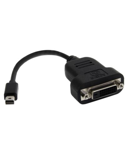 StarTech.com Mini DisplayPort to DVI Adapter - Active Mini DisplayPort to DVI-D Adapter Converter - 1080p Video - mDP or Thunderbolt 1/2 Mac/PC to DVI Monitor Dongle, mDP to DVI Single-Link MDP2DVIS
