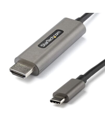 StarTech.com 10ft (3m) USB C to HDMI Cable 4K 60Hz w/HDR10 - Ultra HD USB Type-C to 4K HDMI 2.0b Video Adapter Cable - USB-C to HDMI HDR Monitor/Display Converter - DP 1.4 Alt e HBR3 CDP2HDMM3MH