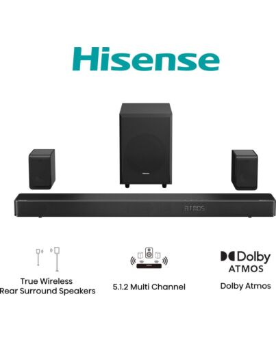 Hisense AX5125H Black 5.1.2 channels 500 W AX5125H