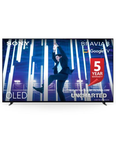 Sony BRAVIA 8 OLED 77 Inch 4K HDR Google Smart TV (2024) | Gaming Features for PlayStation 5 and IMAX Enhanced, Dolby Vision Atmos, Checast, Apple AirPlay, 120Hz K77XR80 K77XR80PU