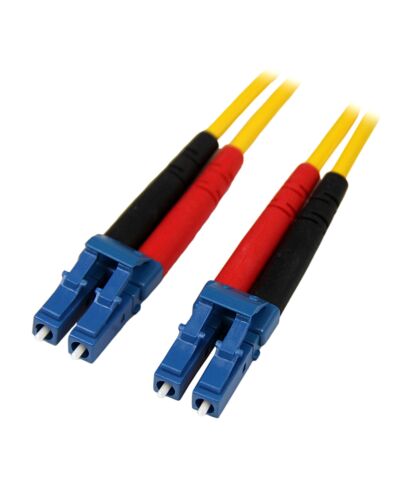 StarTech.com 1m Fiber Optic Cable - Single-e Duplex 9/125 LSZH Fiber Jumper Cord - LC/LC SMFIBLCLC1