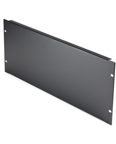 StarTech.com 4U Blank Panel for 19 inch Rack, Enclosures & Cabinets, Rack Mount Blanking Panel for Server/Network Racks, 4RU Rack Filler, Solid Panel, Steel RKPNL4U