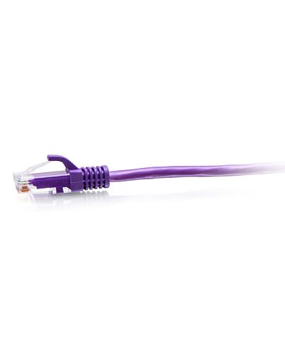 C2G 2.1m Cat6a Snagless Unshielded (UTP) Slim Ethernet Patch Cable - Purple C2G30191