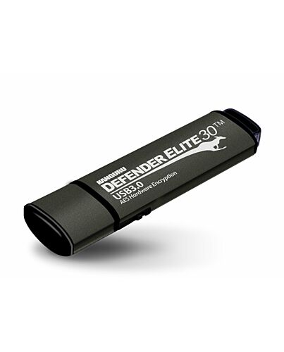 iStorage Kanguru Defender Elite30™ USB 3.0 512GB| Secure Flash Drive | FIPS 197 , 256-bit AES hardware encryption (XTS e) | TAA Compliant| KDFE30-512G