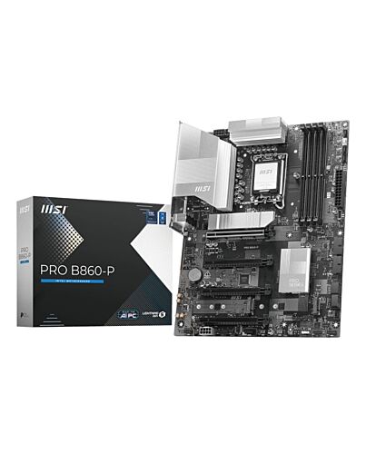 MSI PRO B860-P motherboard Intel B860 LGA 1851 (Socket V1) ATX PRO B860-P
