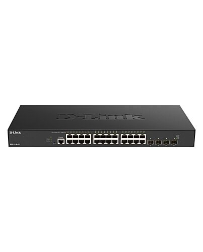 D-Link 24-port 10GBASE-T + 4-port 10/25G SFP28 Smart Managed Switch DXS-1210-28T