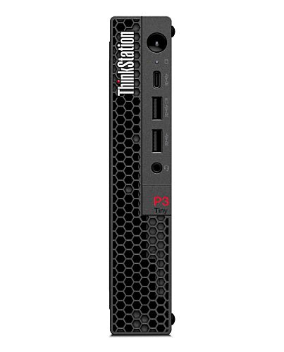 Lenovo ThinkStation P3 Tiny Intel® Core™ i7 i7-14700 32 GB DDR5-SDRAM 512 GB SSD NVIDIA RTX A400 Windows 11 Pro Mini PC Workstation Black 30H0008SUK