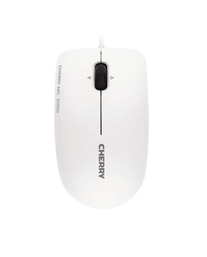 CHERRY MC 2000 Corded Mouse with Tilt Wheel, Pale Grey, USB JM-0600-0
