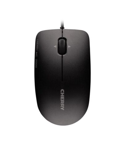 CHERRY MC 2000 Corded Mouse with Tilt Wheel, Black, USB JM-0600-2