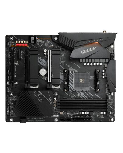 GIGABYTE B550 AORUS ELITE AX V2 Motherboard - AMD Ryzen 5000 CPUs, 12+2 Phases VRM, up to 4733MHz DDR4, 1xPCIe 4.0 + 1xPCIe 3.0 M.2, Wi-Fi 6E, 2.5GbE LAN, USB 3.2 Gen 2 B550 AORUS ELITE AX V2