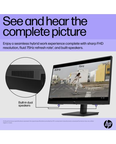 HP P22h G5 FHD Monitor 64W30AA#ABU