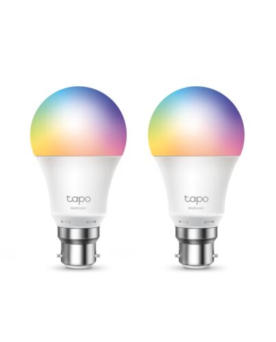 TP-Link Tapo Smart Wi-Fi Light Bulb, Multicolor, E27, 2-Pack TAPO L530B(2-PACK)