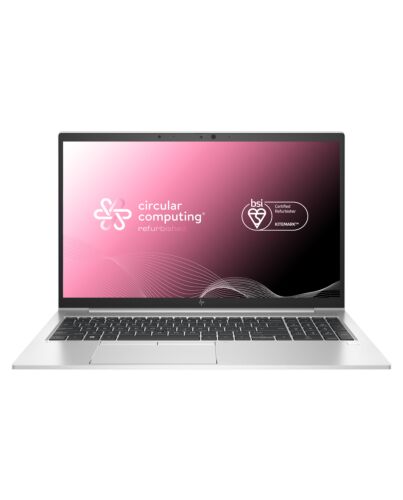 Circular Computing BSI  HP EliteBook 850 G7 Refurbished Laptop, Intel Core i5 10th Gen, 16GB, 512GB SSD, 15.6
