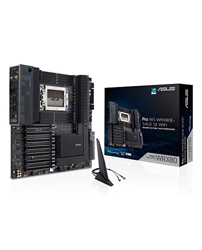 ASUS Pro WS WRX80E-SAGE SE WIFI II AMD WRX80 Socket sWRX8 Extended ATX PRO WS WRX80E-SAGE SE WIFI II