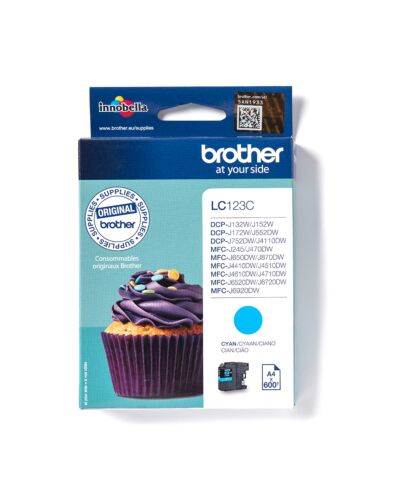 Brother LC123C ink cartridge 1 pc(s) Original Cyan LC123C