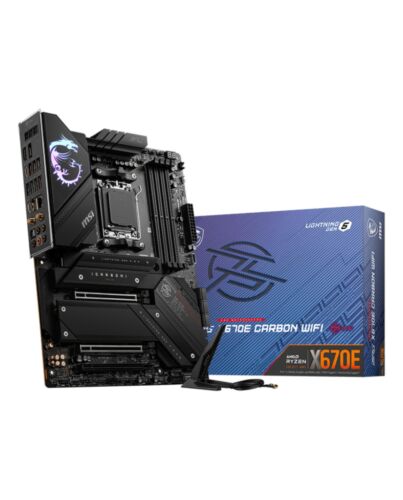 MSI MPG X670E CARBON WIFI motherboard AMD X670 Socket AM5 ATX MPG X670E CARBON WIFI