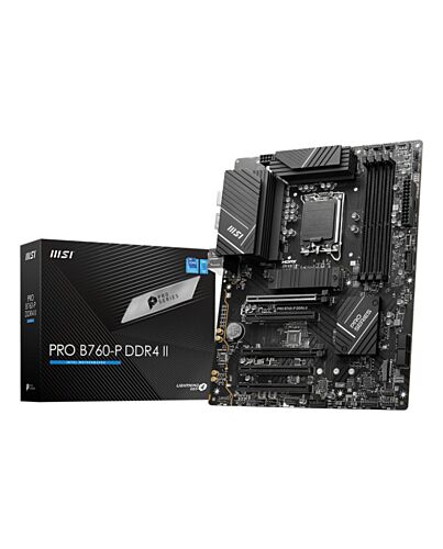 MSI PRO B760-P DDR4 II motherboard Intel B760 LGA 1700 ATX PRO B760-P DDR4 II
