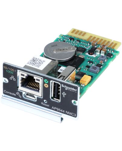 APC Network Management Card, Network Management Cards, for Easy UPS On-Line, 1-Phase, remotely monitor and manage the UPS AP9544