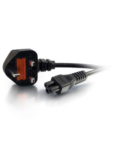 C2G 1m UK Laptop Power Cord (BS 1363 to IEC 60320 C5) 80601