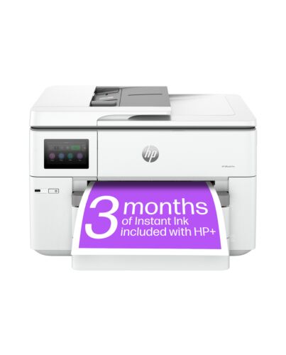 HP OfficeJet Pro 9730e Wireless All-in-One Color Printer, Instant Ink; Two-sided printing 537P6B#687