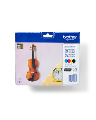 Brother LC127XLVALBP ink cartridge 4 pc(s) Original Black, Cyan, Magenta, Yellow LC127XLVALBP