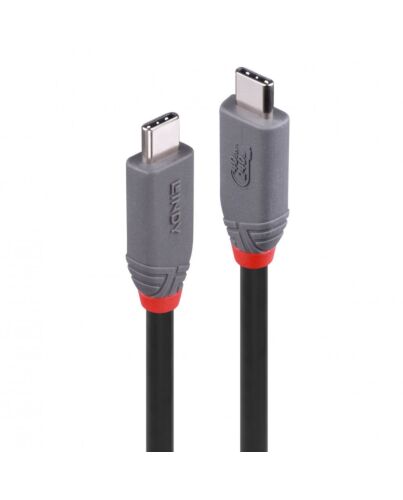 Lindy 2m USB 4 240W Type C Cable, Anthra Line 36958