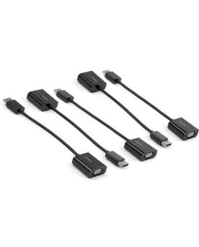 StarTech.com 5-Pack DisplayPort to VGA Adapter - DisplayPort 1.2 to VGA Active Adapter - Digital DP to Analog VGA Video Converter Dongle - DisplayPort Male to VGA Female Monitor Adapter DP2VGA3X5