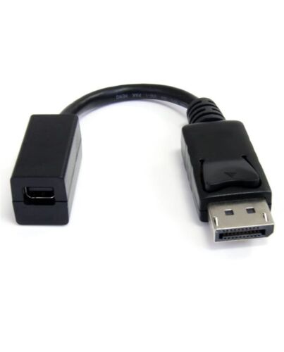 StarTech.com 6in (15cm) DisplayPort to Mini DisplayPort Cable - 4K x 2K UHD Video - DisplayPort Male to Mini DisplayPort Female Adapter Cable - DP Computer to mDP 1.2 Monitor Extension Cable DP2MDPMF6IN