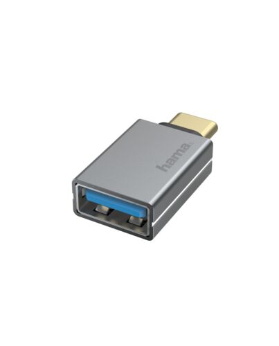 Hama 00200300 cable gender changer USB Type-A USB Type-C Grey 00200300