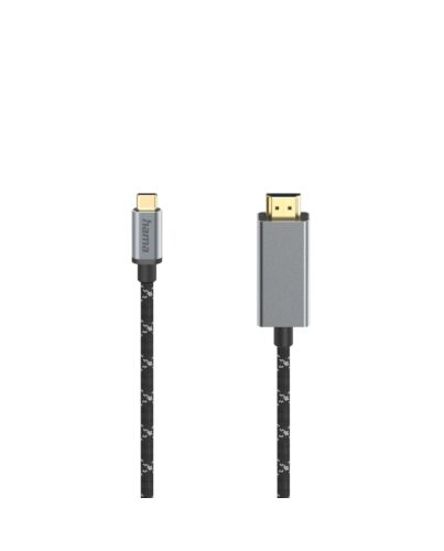 Hama 00200509 HDMI cable 1.5 m HDMI Type A (Standard) USB Type-C Black 00200509
