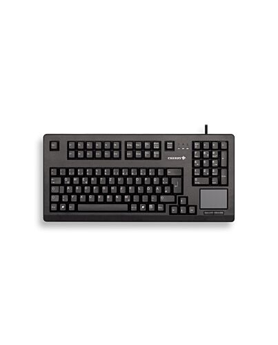 CHERRY TouchBoard G80-11900 Corded Keyboard with Touchpad, Black, USB, (QWERTY - UK) G80-11900LUMGB-2