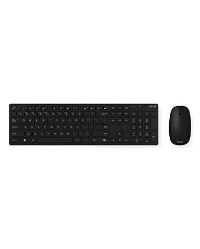 ASUS W5000 +MOUSE/BK keyboard Mouse included Office RF Wireless QWERTY UK English Black 90XB0430-BKM3P0