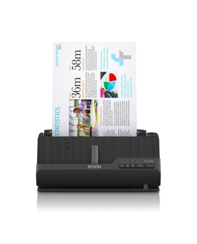 Epson ES-C320W ADF + Sheet-fed scanner 600 x 600 DPI A4 Black B11B270401BY