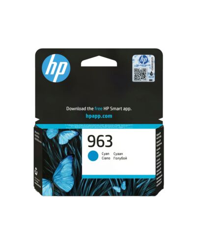HP 963 Cyan Original Ink Cartridge 3JA23AE#BGX