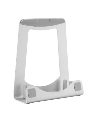 StarTech.com Laptop Stand - 2-in-1 Laptop Riser Stand or Vertical Stand - Ideal for Ultrabooks & MacBook Pro/Air - Ergonomic Angled Notebook Holder for Office Desk - Silver, Aluminum LTSTND2IN1