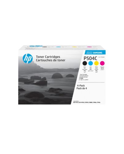 Samsung CLT-P504C 4-pack Cyan/Magenta/Yellow/Black Original Toner Cartridge SU400A