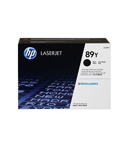 HP 89Y Extra High Yield Black Original LaserJet Toner Cartridge CF289Y