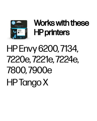 HP 303 Black Original Ink Cartridge T6N02AE