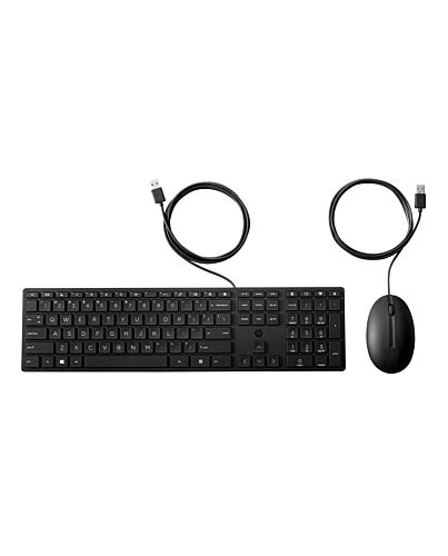 HP Wired Desktop 320MK Mouse and Keyboard 9SR36AA#ABU
