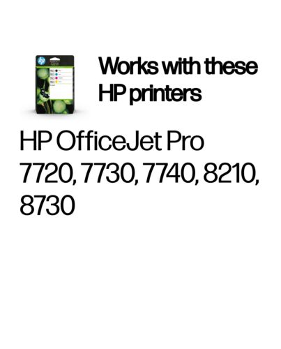 HP 953 4-pack Black/Cyan/Magenta/Yellow Original Ink Cartridges 6ZC69AE#301