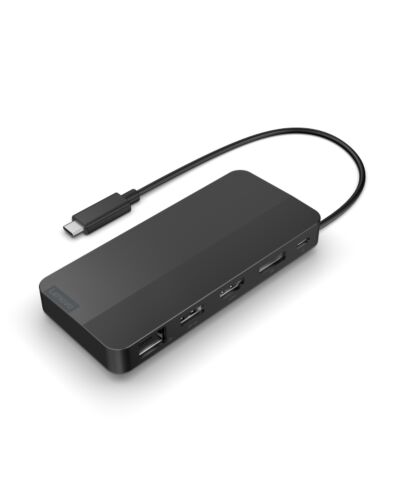 Lenovo 40B90000WW laptop dock/port tor Wired USB 3.2 Gen 1 (3.1 Gen 1) Type-C Black 40B90000WW
