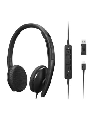 Lenovo 4XD1M45626 headphones/headset Wired Head-band USB Type-C Black 4XD1M45626