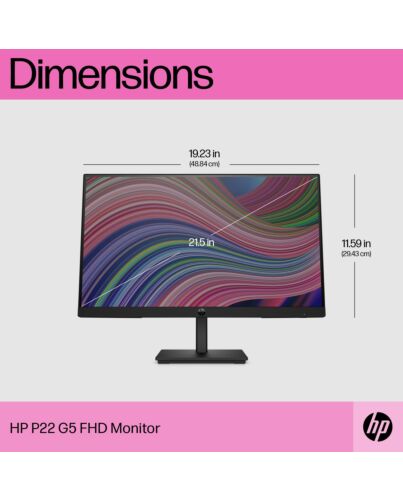 HP P22 G5 FHD Monitor 64X86AA#ABU