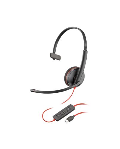 HP Poly Blackwire 3210 Monaural USB-C Headset (Bulk) 80S09A6