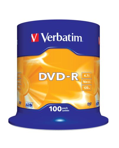 Verbatim DVD-R Matt Silver 4.7 GB 100 pc(s) 43549