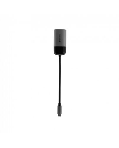 Verbatim 49145 video cable adapter 0.01 m USB Type-C VGA (D-Sub) Black, Silver 49145