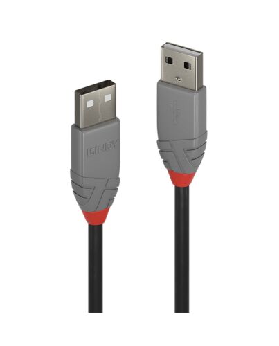 Lindy 2m USB 2.0 Type A to A Cable, Anthra Line 36693