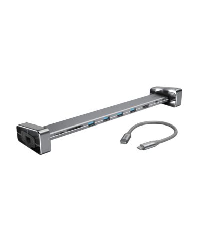 Hama 00200103 laptop dock/port tor USB 3.2 Gen 1 (3.1 Gen 1) Type-C Grey 00200103