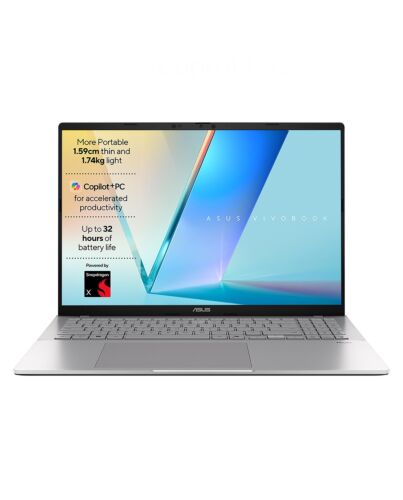 ASUS Vivobook S16 S3607QA-PL004W Copilot+ PC Snapdragon X1-26-100 Laptop 40.6 cm (16
